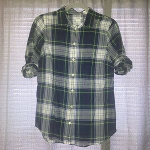 Jcrew plaid button down